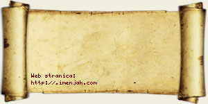 Dina Balzamović vizit kartica